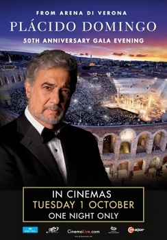 Poster for Placido Domingo: 50th Anniversary Gala Evening